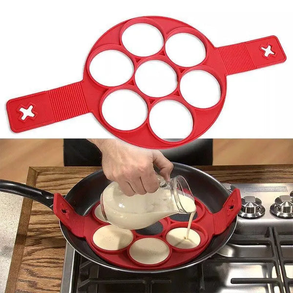 Moule à crèpe FLIP'N'COOK innovante 2-en-1 (01 = 8000fcfa ; 02 = 13000fcfa)